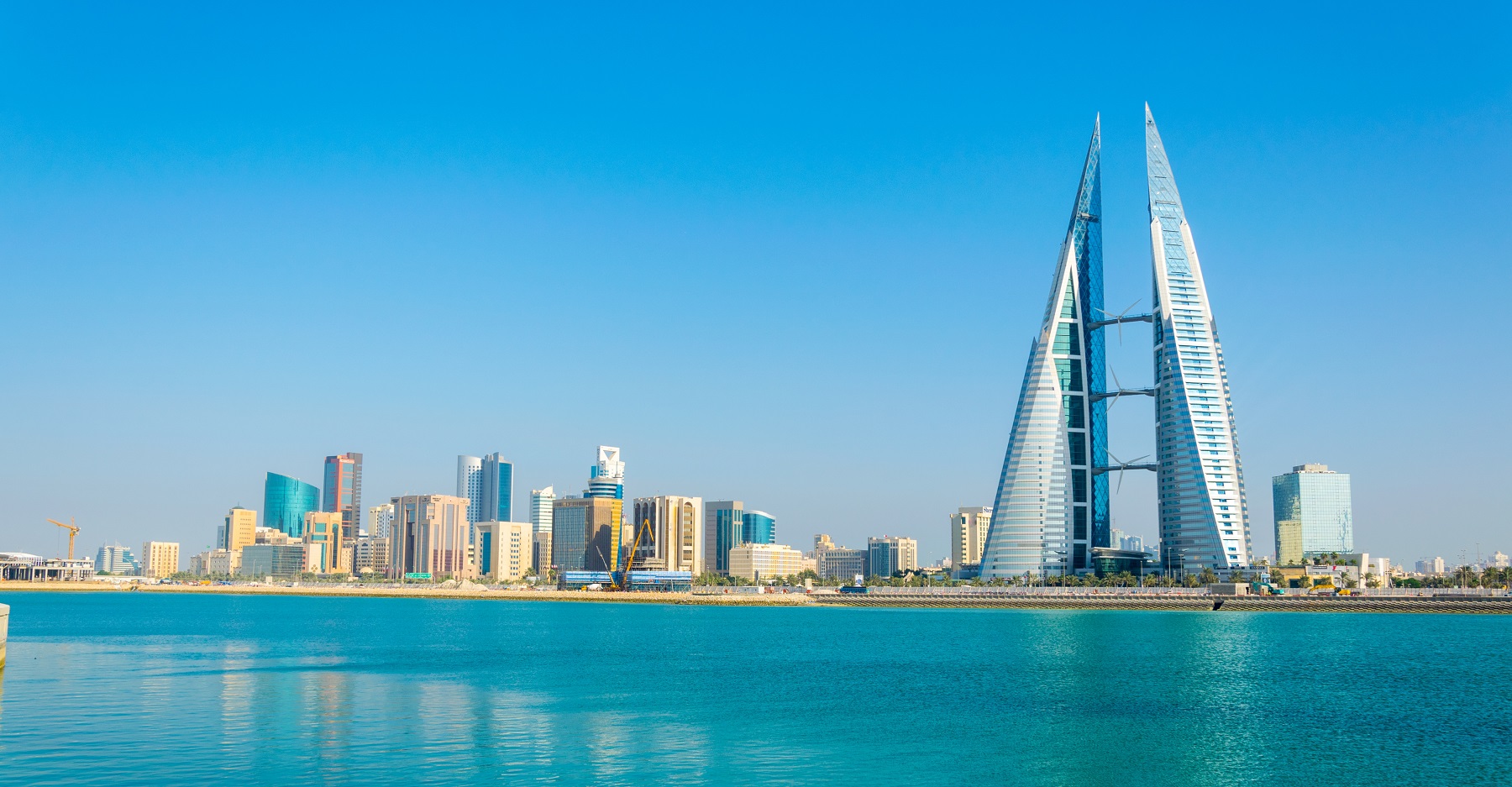 Skyline van Bahrein