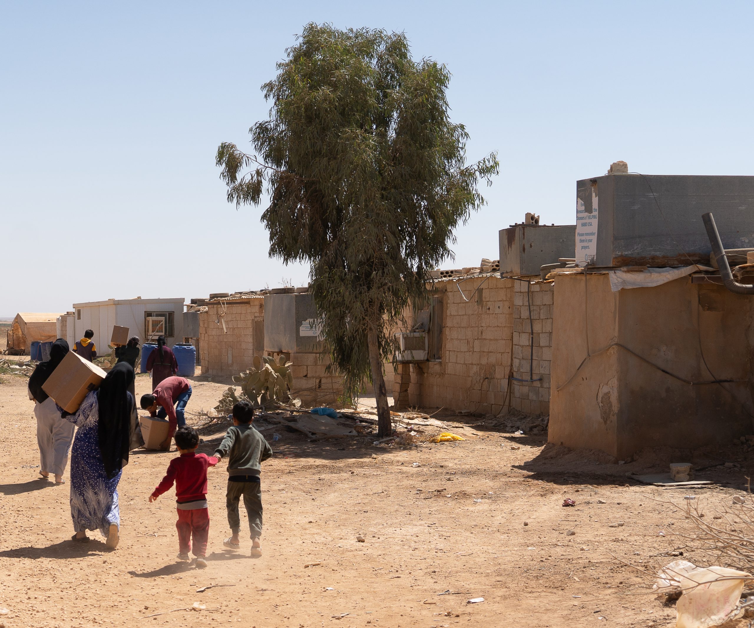 vluchtelingenkamp in Jordanie