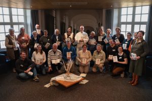 Groepsfoto deelnemers Bijbel in een Jaar Abdij Averbode